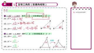 對應角記號|對應角:全等三角形,對應的來源,簡介,性質,例題,